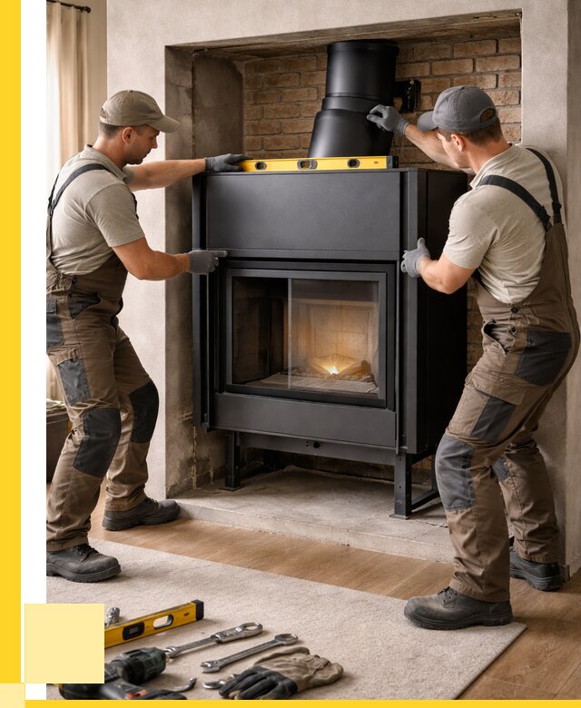 Установка каминных топок в Калуге под ключ от 18205 р. | ЭриданКлг