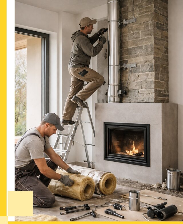 Монтаж дымоходов для каминов в Калуге от 15171 р. ЭриданКлг