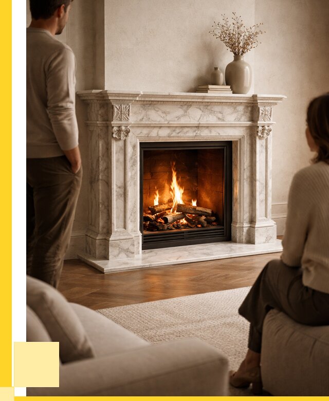 Мраморные камины под ключ в Калуге от 252850 р. | ЭриданКлг