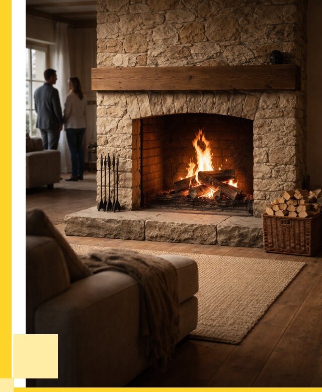 Открытые камины под ключ в Калуге от 151710 р. ЭриданКлг