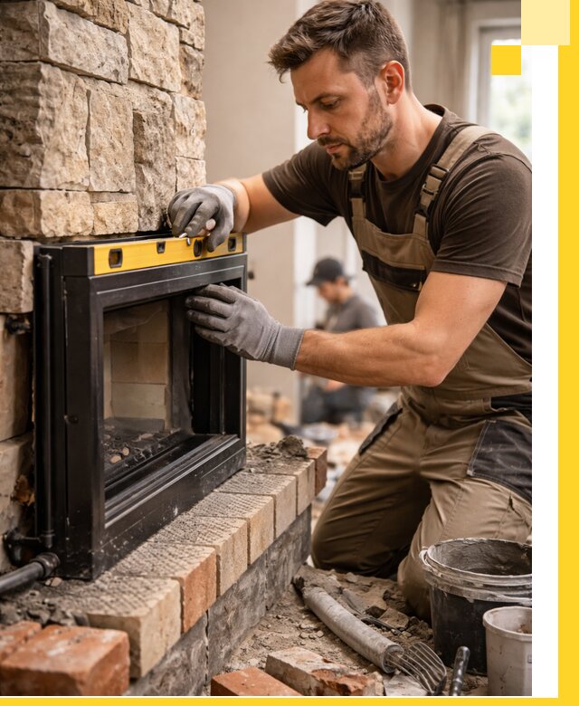 Дровяные камины под ключ в Калуге: монтаж, обустройство