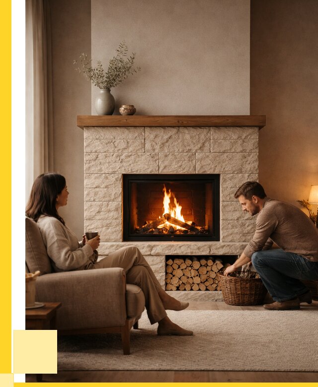 Камины для дома в Калуге под ключ от 151710 р. | ЭриданКлг