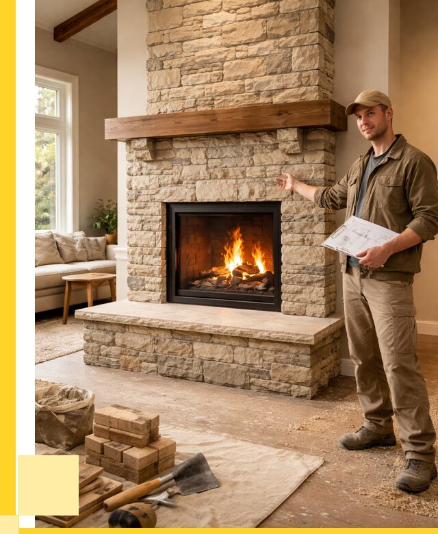 Камины под ключ в Калуге от 182052 р. | ЭриданКлг — установка