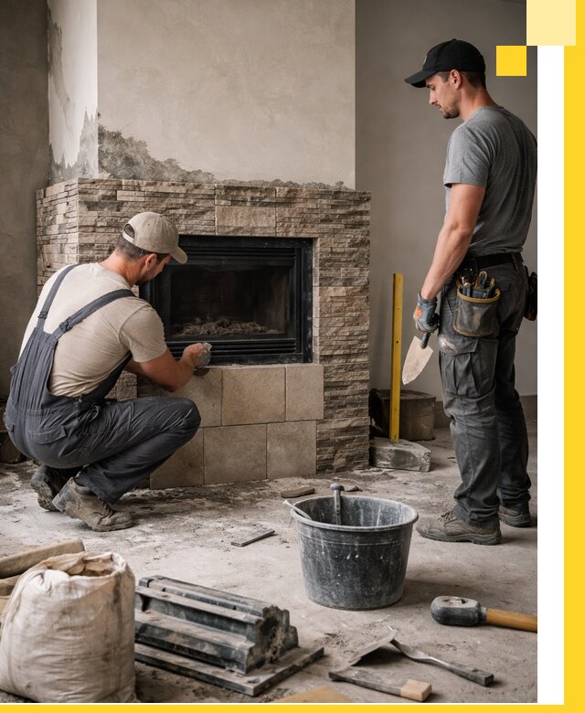 Камины под ключ в Калуге: проект, изготовление и монтаж