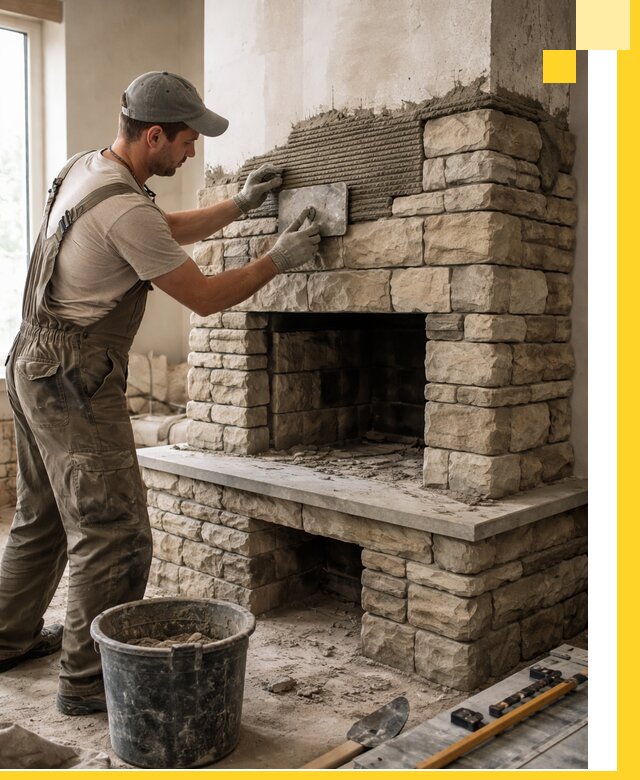 Строительство каминов под ключ в Калуге от проектирования до монтажа