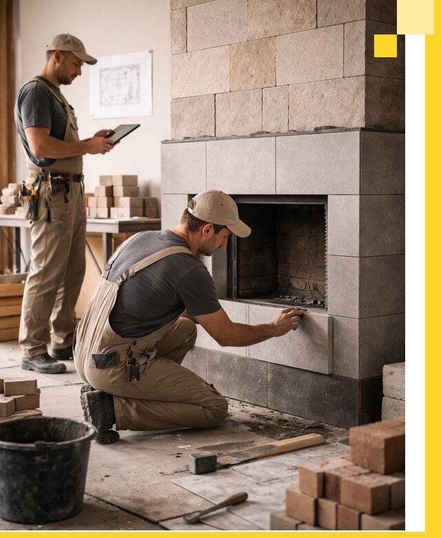 Индивидуальные проекты каминов и каминных систем в Калуге