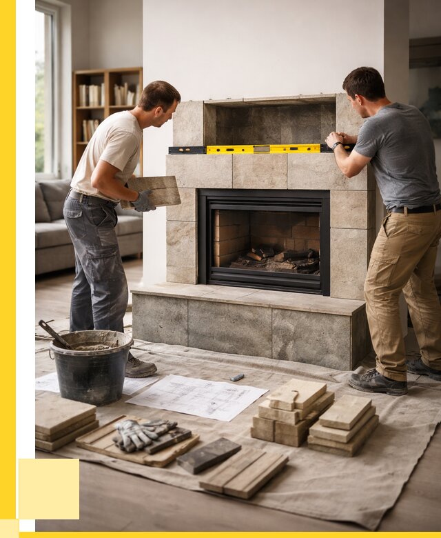 Монтаж каминов и установка в Калуге от 45513 р. | ЭриданКлг