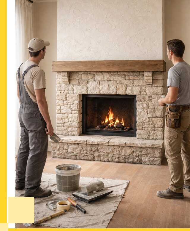 Отделка каминов в Калуге от 6574 р. под ключ | ЭриданКлг