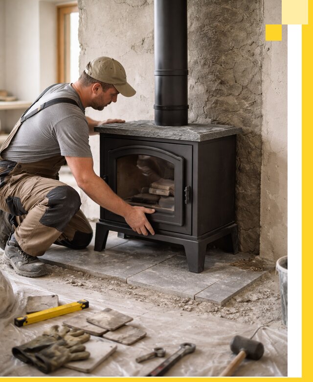 Профессиональный монтаж печей и каминов в Калуге под ключ