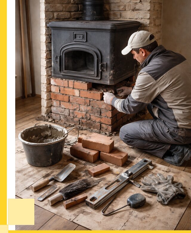 Ремонт печей в Калуге от 12137 р., услуги печника ЭриданКлг