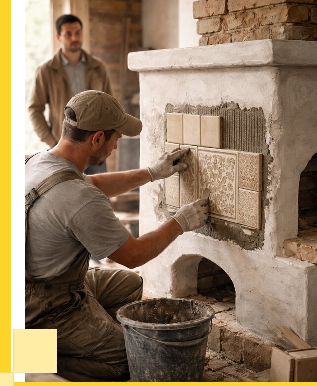 Отделка печей и банных печей в Калуге от 35399 р. | ЭриданКлг