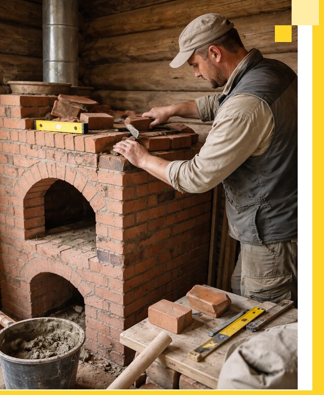 Изготовление и установка русских печей в Калуге под ключ