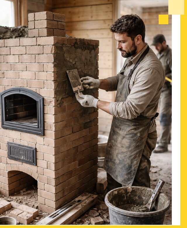 Изготовление и установка печей-шведок под ключ в Калуге