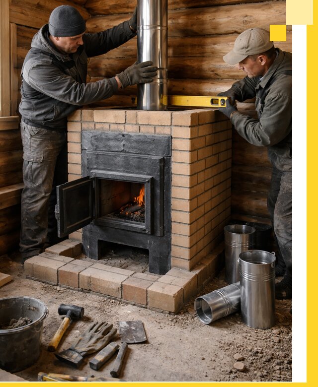 Проектирование, изготовление и установка банных печей в Калуге