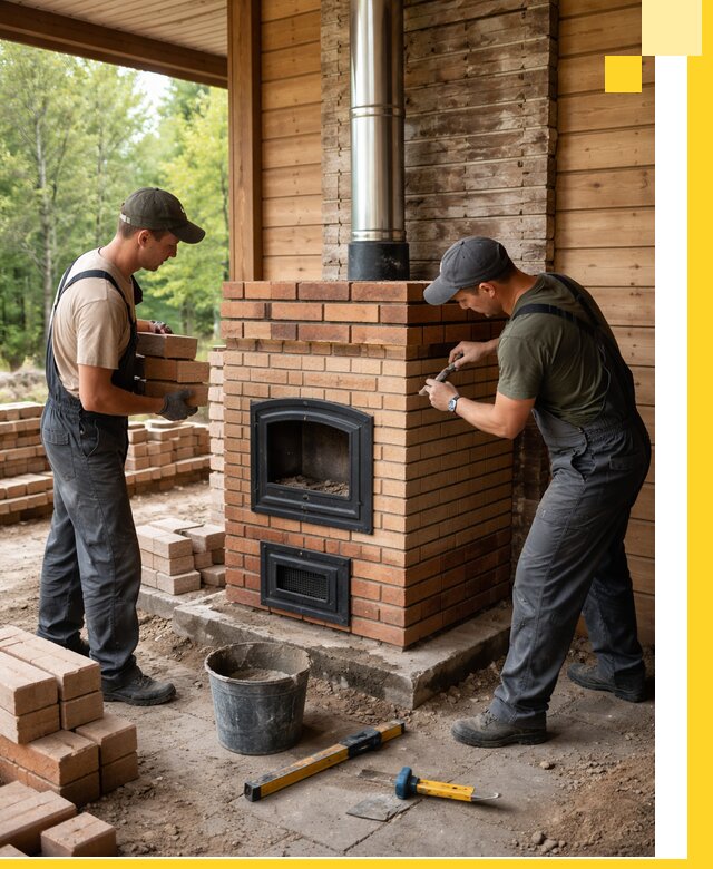 Производство и установка дачных печей под ключ в Калуге
