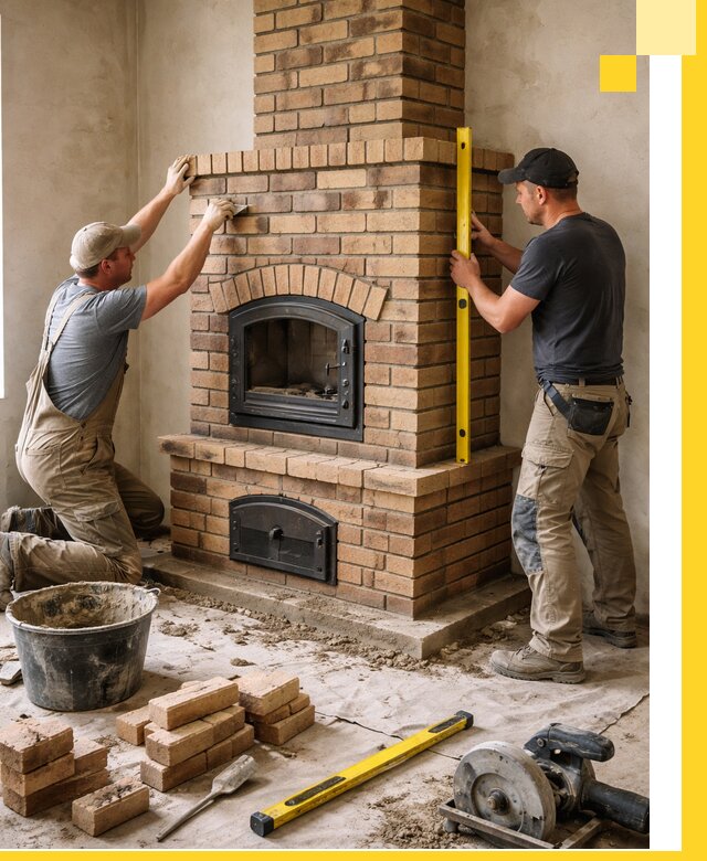 Продажа и установка печей и каминов для дома под ключ в Калуге