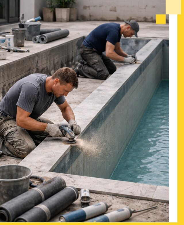 Профессиональный ремонт бассейнов под ключ в Калуге