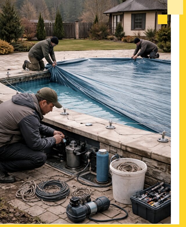 Консервация бассейнов в Калуге: подготовка к длительному хранению