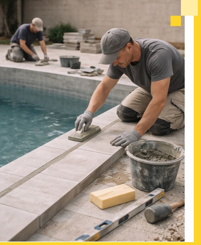 Отделка бассейнов в Калуге: декоративная отделка и гидроизоляция