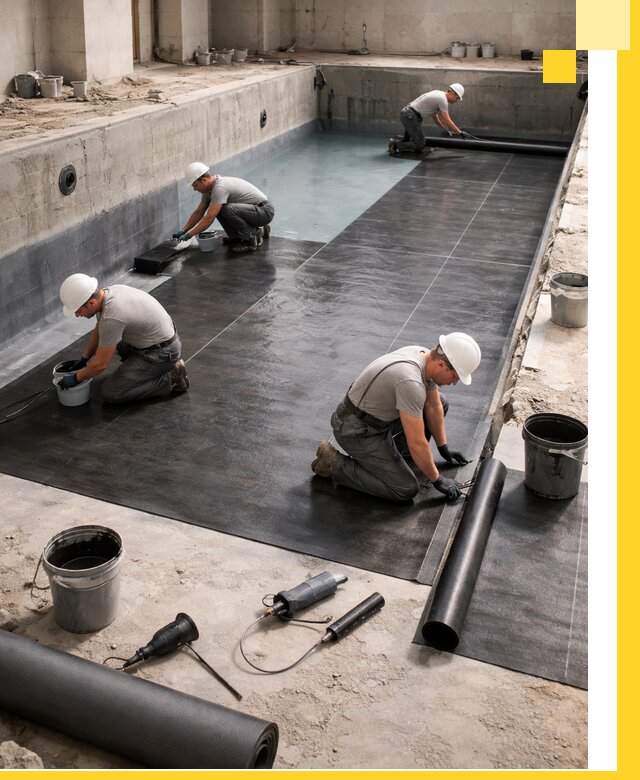 Профессиональная гидроизоляция бассейнов и чаш в Калуге под ключ