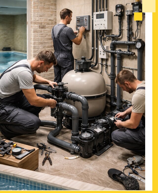 Комплексное оборудование для бассейнов под ключ в Калуге