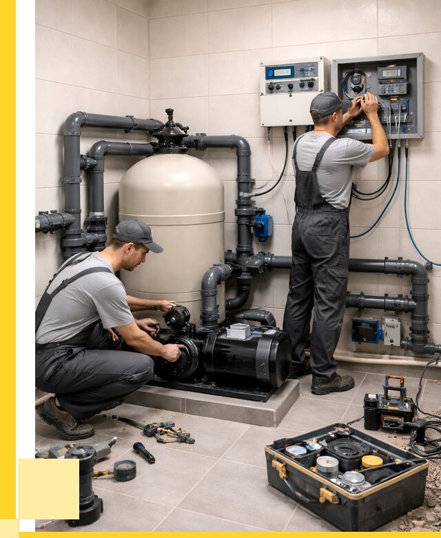 Монтаж оборудования для бассейнов в Калуге от 40456 р. | ЭриданКлг