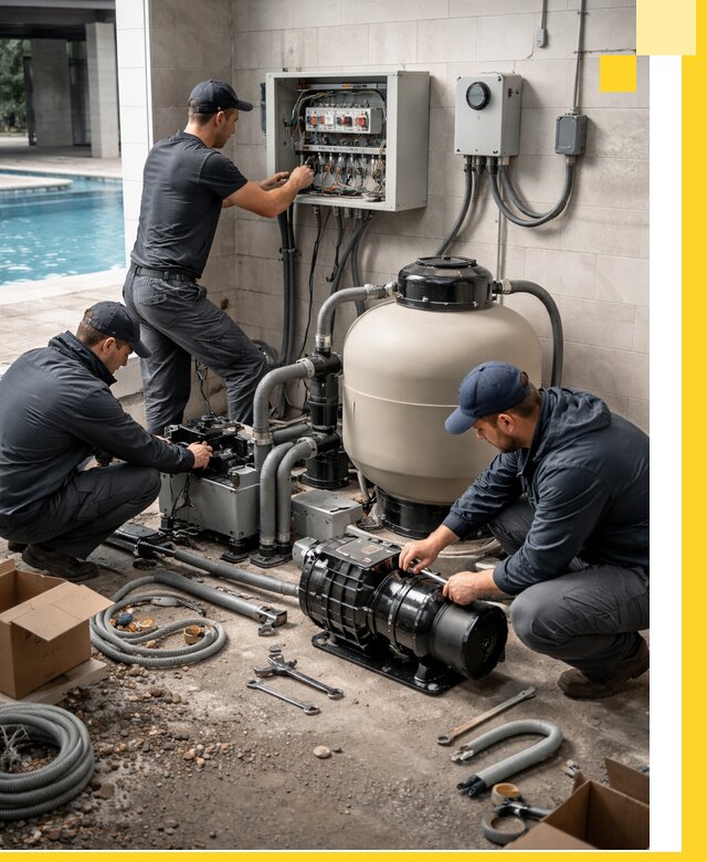 Профессиональный монтаж оборудования для бассейнов в Калуге