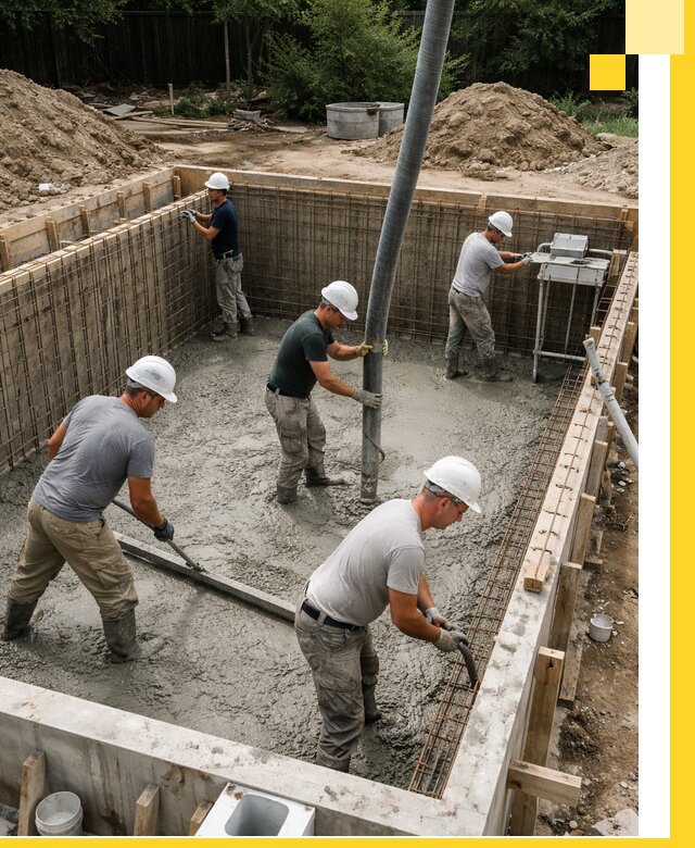 Строительство бетонных бассейнов под ключ в Калуге