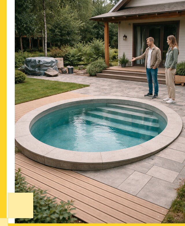 Бассейн на даче под ключ в Калуге от 202280 р., ЭриданКлг