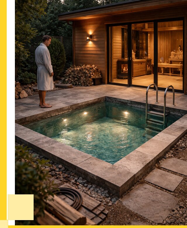 Бани с бассейном под ключ в Калуге от 96083 р. | ЭриданКлг