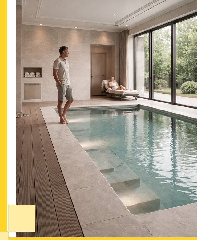 Бассейны в коттедже под ключ в Калуге от 1213680 р. | ЭриданКлг