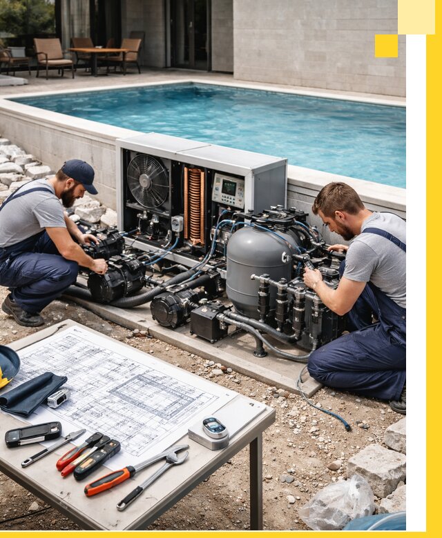 Проектирование и монтаж бассейнов с подогревом в Калуге