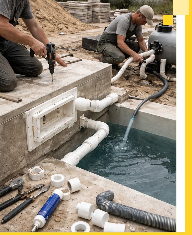 Строительство скиммерных бассейнов под ключ в Калуге