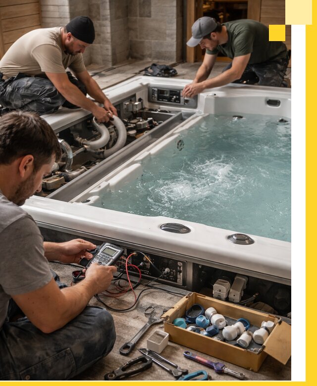 Гидромассажные бассейны под ключ в Калуге, дизайн и монтаж