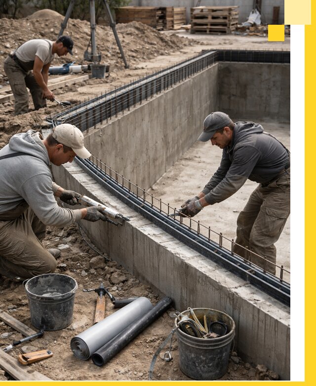 Качественный монтаж чаши бассейна в Калуге под ключ с гарантией