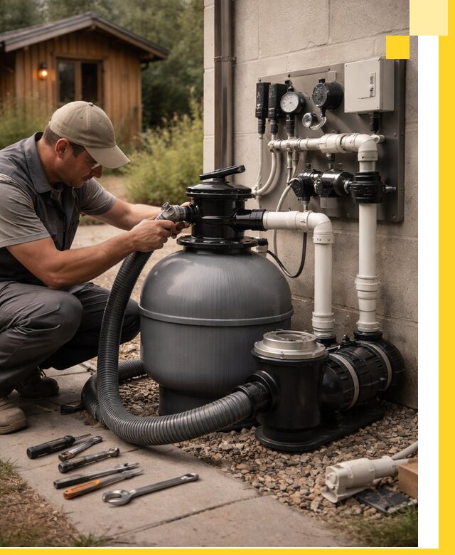 Продажа и монтаж фильтров и насосов для бассейнов в Калуге