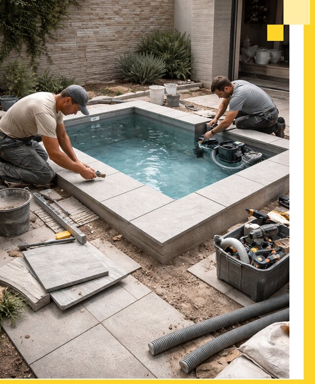 Мини бассейны под ключ в Калуге, дизайн и установка