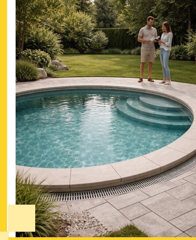 Круглые каркасные бассейны купить в Калуге от 252850 р. | ЭриданКлг