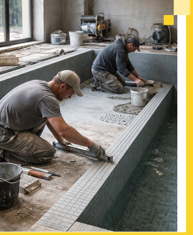 Строительство бассейна в частном доме в Калуге под ключ