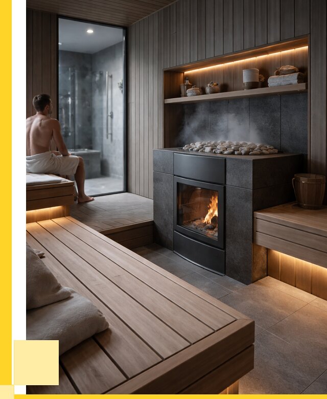 Проект сауны в частном доме в Калуге от 35399 р. | ЭриданКлг