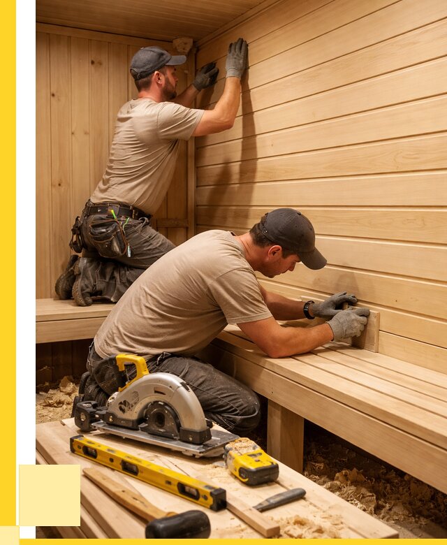 Обшивка саун вагонкой в Калуге от 2529 р. | ЭриданКлг