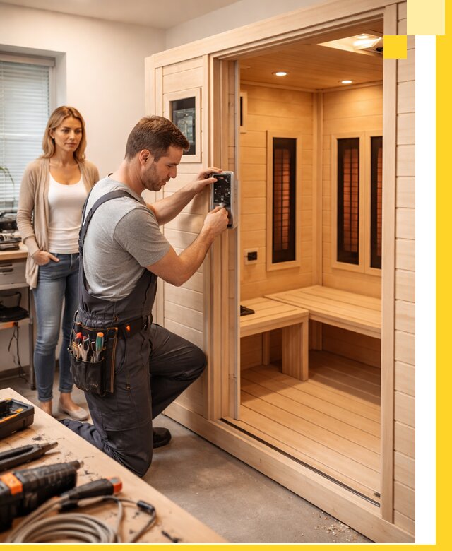 Инфракрасные сауны под ключ в Калуге продажа и установка