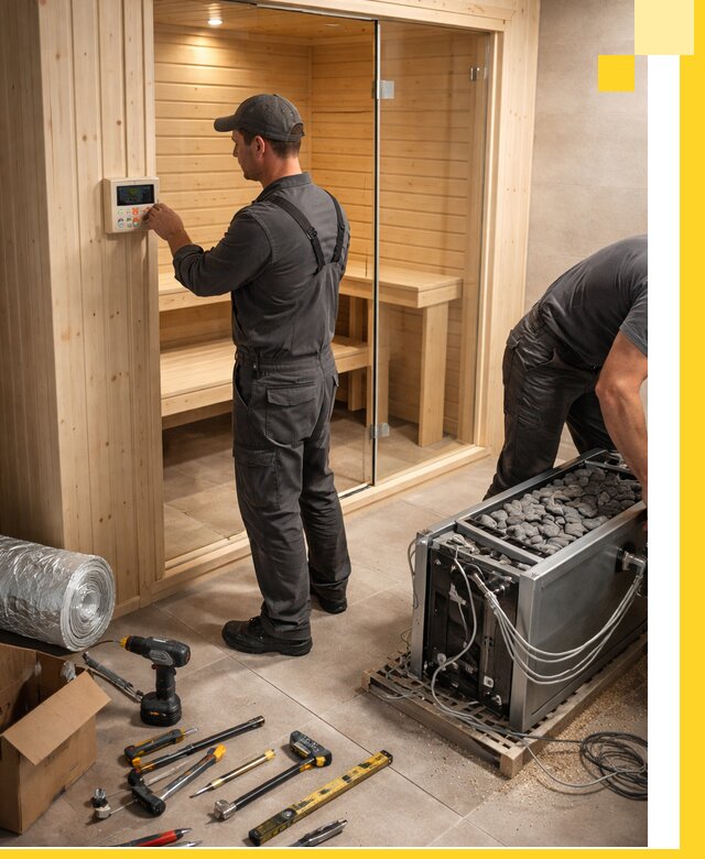 Поставка, установка и монтаж электрических саун в Калуге