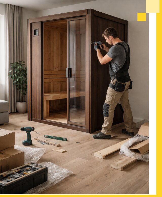 Установка и производство мини саун под ключ в Калуге