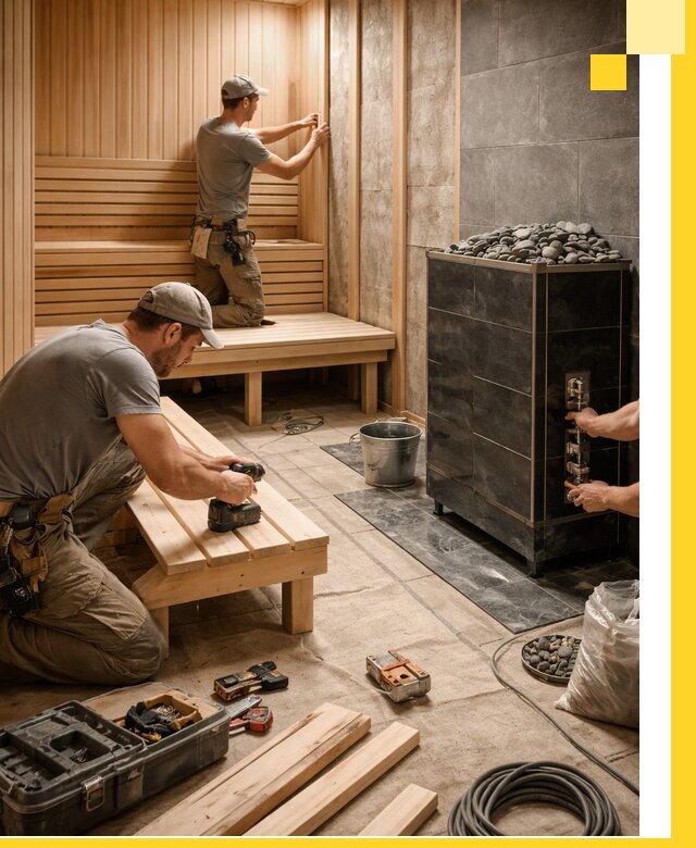 Дизайн и строительство интерьерных саун под ключ в Калуге