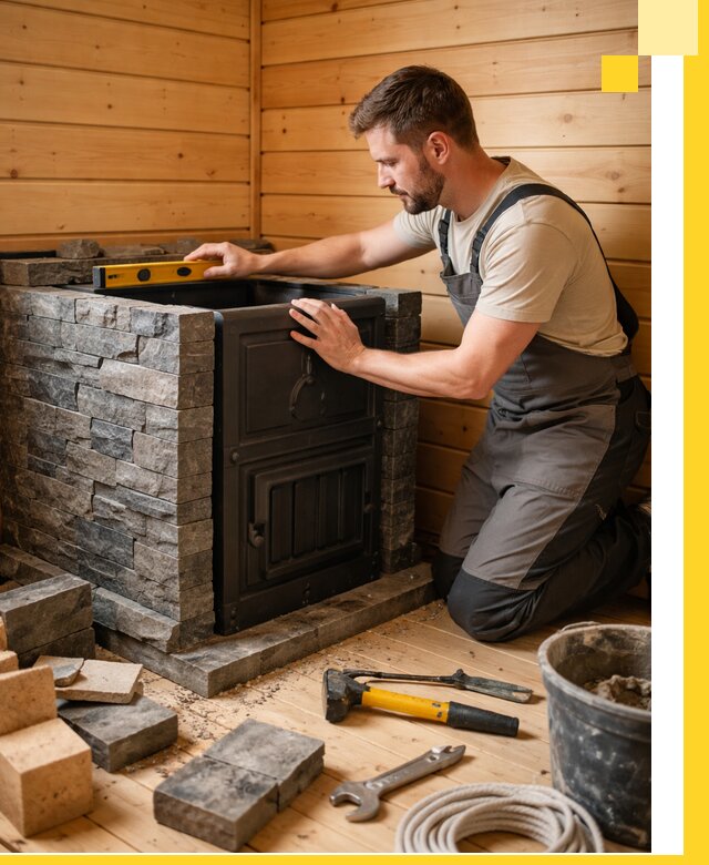 Производство и установка печей для саун под ключ в Калуге