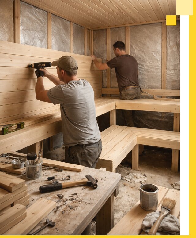 Профессиональная отделка бань и саун под ключ в Калуге