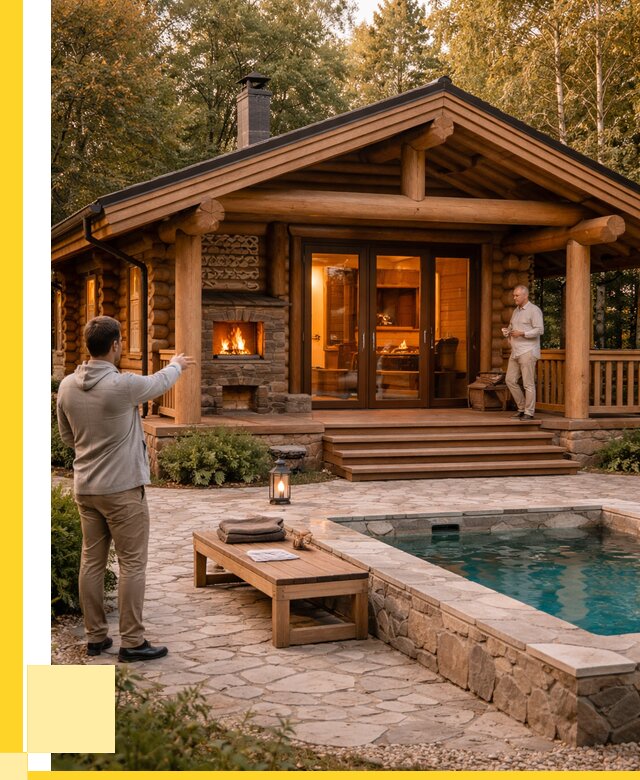 Проекты бань и хамам в Калуге от 25285 р. | ЭриданКлг