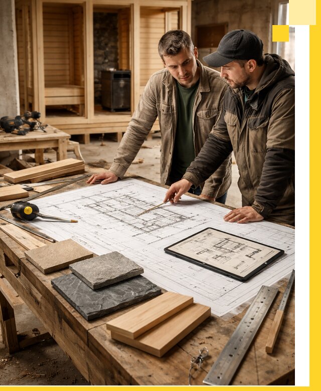 Проекты бань под ключ и планы строительства в Калуге