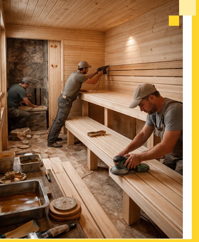 Профессиональная отделка бань в Калуге под ключ, с гарантией